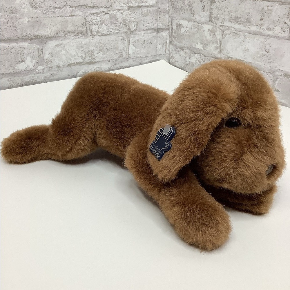 Vintage Applause Puppy Dog Plush Bravo Max Brown Lab Stuffed Animal Rare NWT 12”